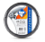 Оплетка руля М Nova Bright 47355 37-39 см черная, с черными вставками